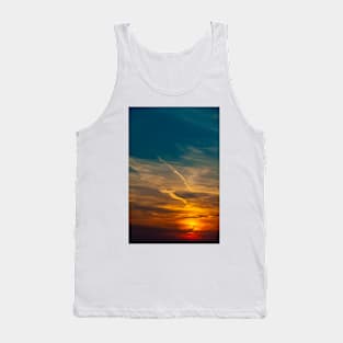 Wispy Sunset Sky Tank Top